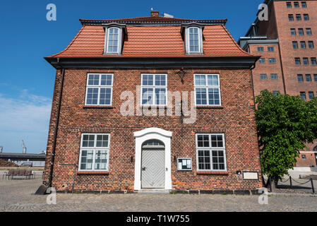 Baumhaus, historischen Gebäude, den alten Hafen, Wismar, Mecklenburg-Vorpommern, Deutschland Stockfoto