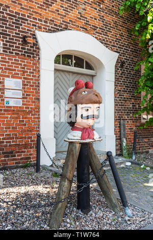 Schwedische Chef, Schwedenkopf, Sehenswürdigkeiten, Baumhaus, historischen Gebäude, den alten Hafen, Wismar, Mecklenburg-Vorpommern, Deutschland Stockfoto