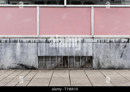 Urban Texturen - Nahaufnahme der rustikalen Wand Stockfoto