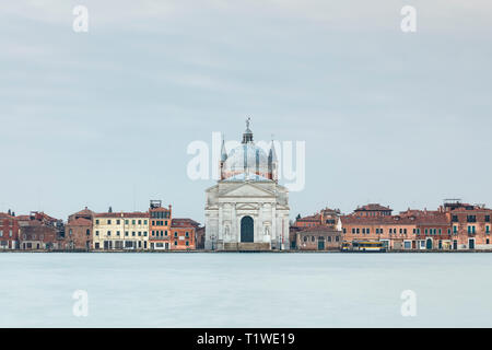 Il Redentore und die umliegenden Gebäude in sanften Morgenlicht Stockfoto