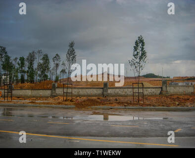 Entwicklung von Eco botanischen Komplexen in Iskandar Puteri, Johor, Malaysia Stockfoto