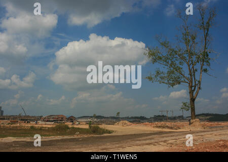 Entwicklung in Iskandar Puteri, Johor Malaysia Stockfoto