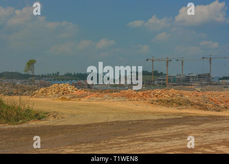 Entwicklung in Iskandar Puteri, Johor Malaysia Stockfoto