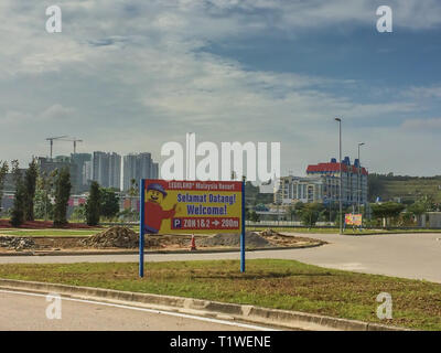 Entwicklung in Iskandar Puteri, Johor Malaysia Stockfoto