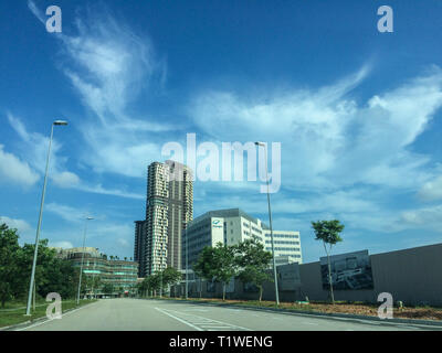 Entwicklung in Iskandar Puteri, Johor Malaysia Stockfoto