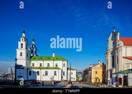 Europa, Belarus, Minsk, Trinity Suburb & Zentrale Minsk, die Kathedrale des Heiligen Geistes Stockfoto