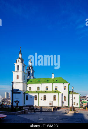 Europa, Belarus, Minsk, Trinity Suburb & Zentrale Minsk, die Kathedrale des Heiligen Geistes Stockfoto