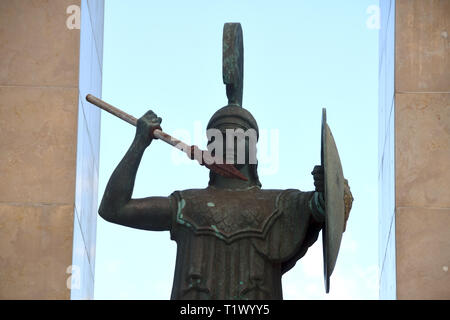 Reggio Calabria entfernt - Arena der Meerenge, die Statue der Athene Credit Giuseppe Andidero Stockfoto