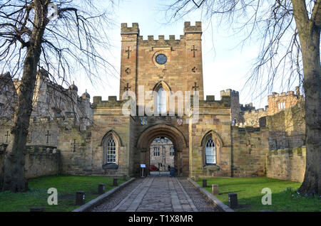 University College (Schloss), Durham University, Durham, County Durham, England, Februar 2019 Stockfoto