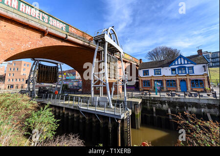 Ouseburn Tal, Newcastle upon Tyne, Großbritannien Stockfoto