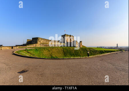 Tynemouth Priory, Tynemouth, Großbritannien Stockfoto