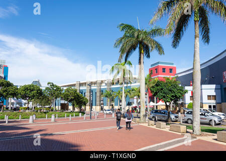 Eingang zum Gateway Theatre von Shopping, Palm Boulevard, Umhlanga Ridge, Umhlanga, KwaZulu-Natal, Südafrika Stockfoto