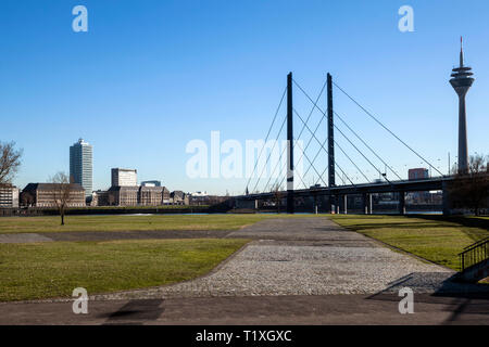 Blick auf innere-Stadt Düsseldorf Stockfoto