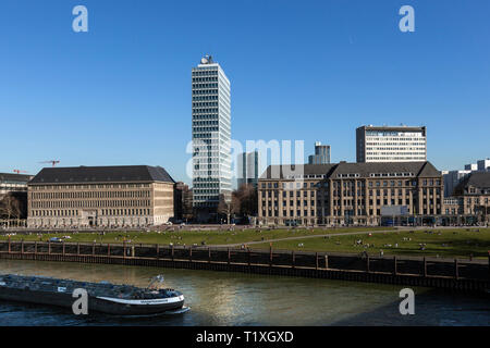 Blick auf innere-Stadt Düsseldorf Stockfoto