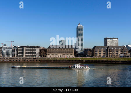 Blick auf innere-Stadt Düsseldorf Stockfoto