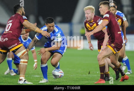 Huddersfield, Großbritannien, 22. 3. 2019. 22. März 2019. John Smiths Stadion, Huddersfield, England; suppcat{Kategorie} {1}, {2} suppcat suppcat vs {3}; Stockfoto