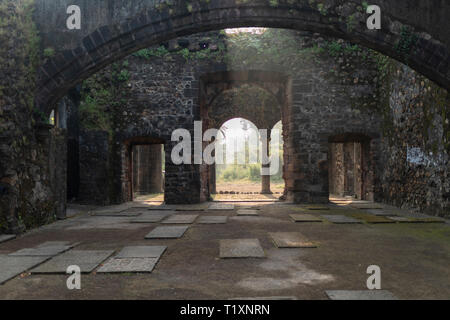 Vasai Fort, Thane, Maharashtra, Indien Stockfoto