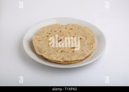 Chappati - nordindische Spezial-Fulka-Roti Stockfoto