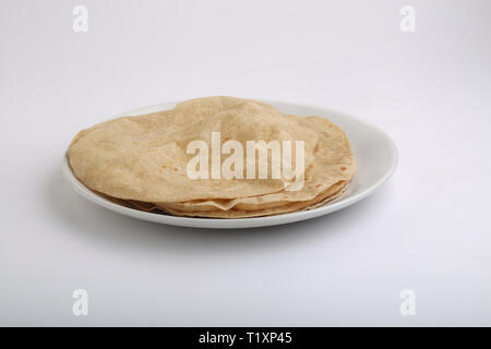 Chappati - nordindische Spezial-Fulka-Roti Stockfoto