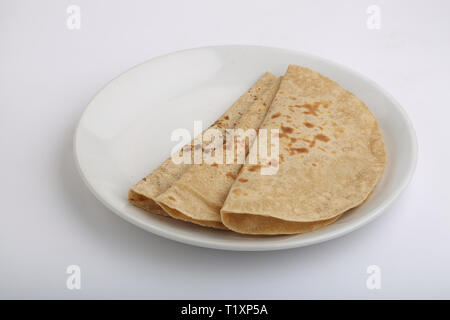 Chappati - nordindische Spezial-Fulka-Roti Stockfoto