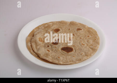 Chappati - nordindische Spezial-Fulka-Roti Stockfoto