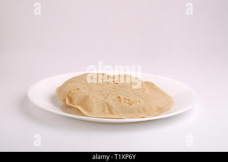 Chappati - nordindische Spezial-Fulka-Roti Stockfoto