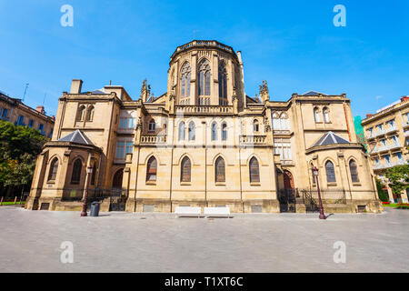 Die Kathedrale vom Guten Hirten in San Sebastian Donostia Stadt, Baskenland in Spanien Stockfoto