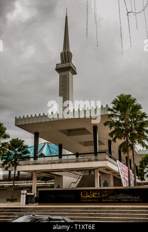 Die Nationalmoschee von Malaysia, Kuala Lumpur, Malaysia Stockfoto