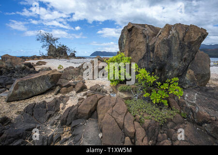 Porc Epic Halbinsel, den Vergessenen Küste, südliche Lagune Unesco Weltkulturerbe, Neukaledonien. Stockfoto