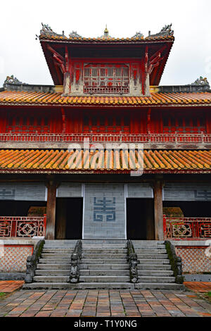 Die Hien Lam Pavillon in die Kaiserstadt, Hue, Vietnam Stockfoto