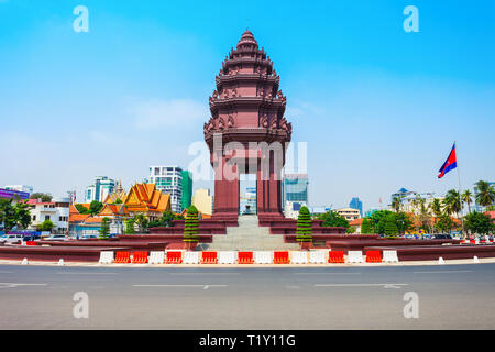 Die Independence Monument oder vimean Ekareach in Phnom Penh, der Hauptstadt von Kambodscha Stockfoto