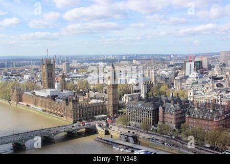 Sightseeing Tour durch die Stadt London, Großbritannien Stockfoto