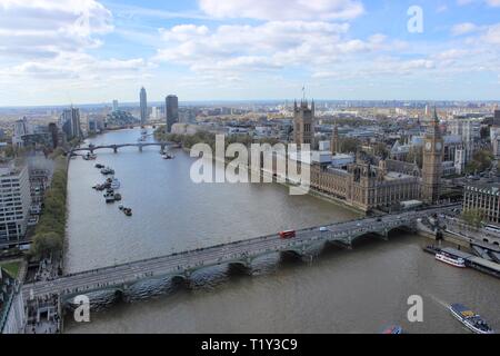 Sightseeing Tour durch die Stadt London, Großbritannien Stockfoto