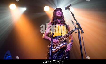 Glasgow, Schottland, Großbritannien. 28. März, 2019. Udo Jürgens in concert Am Barrowlands Ballsaal. Credit: Stuart Westwood/Alamy leben Nachrichten Stockfoto