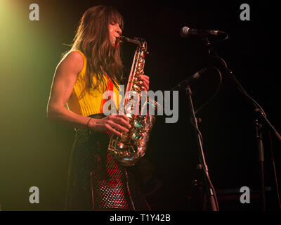 Glasgow, Schottland, Großbritannien. 28. März, 2019. Udo Jürgens in concert Am Barrowlands Ballsaal. Credit: Stuart Westwood/Alamy leben Nachrichten Stockfoto