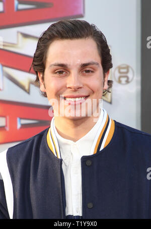 Hollywood CA März 28: Jake T. Austin, kommt für Warner Bros. und New Line Cinema Weltpremiere DES HAZAM!' bei TCL Chinese Theatre am 28. März 2019 in Hollywood. Credit: Faye Sadou/MediaPunch Stockfoto