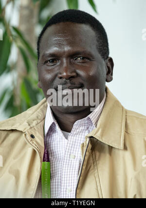 Aarhus, Dänemark. 29. Mär 2019. Paul Tergat nimmt an der Pressekonferenz im Vorfeld der IAAF World Cross Country Championships am 29. März 2019 in Aarhus, Dänemark Quelle: Gary Mitchell, GMP-Media/Alamy leben Nachrichten Stockfoto