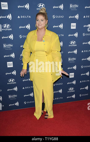 Beverly Hills, Kalifornien, USA. 28. März 2019. Meghan Trainor am 30. jährlichen GLAAD Media Awards im Beverly Hilton Hotel in Beverly Hills, CA am Donnerstag, 28. März 2019. Foto von PRPP/PictureLux Credit: PictureLux/Hollywood Archiv/Alamy leben Nachrichten Stockfoto