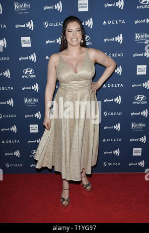 Beverly Hills, Kalifornien, USA. 28. März 2019. Rachel Blüte am 30. jährlichen GLAAD Media Awards im Beverly Hilton Hotel in Beverly Hills, CA am Donnerstag, 28. März 2019. Foto von PRPP/PictureLux Credit: PictureLux/Hollywood Archiv/Alamy leben Nachrichten Stockfoto