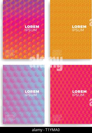 Abstrakte Karten mit Schichten überlappen. Für Abdeckungen, Plakate, Poster, Flyer und Banner Designs. Stock Vektor