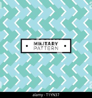 Nahtlose Muster mit geometrischen Camouflage. Abstrakte militärischen monochromen hellen Hintergrund. Stock Vektor
