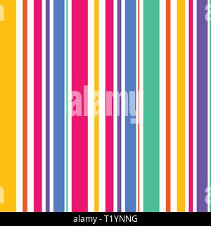 Zusammenfassung nahtlose regenbogen farbe Streifen. linie Hintergrund Stock Vektor
