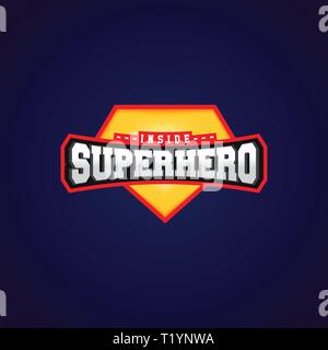 Super Hero Leistung volle Typografie, t-shirt, Grafiken, Vektoren Stock Vektor