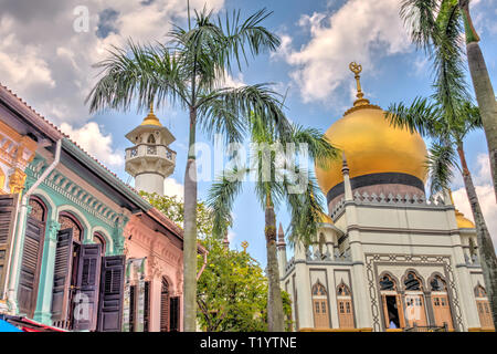 Kampung Glam Bezirk, Singapur Stockfoto