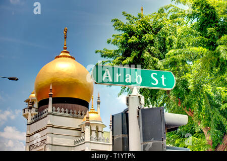 Kampung Glam Bezirk, Singapur Stockfoto