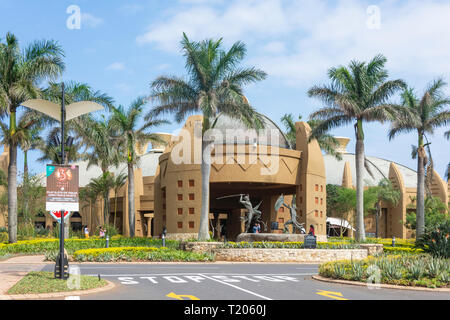 Eingang zum Sibaya Casino und Unterhaltung Königreich, Sibaya Antrieb, Umhlanga Rocks, Umhlanga, KwaZulu-Natal, Südafrika Stockfoto