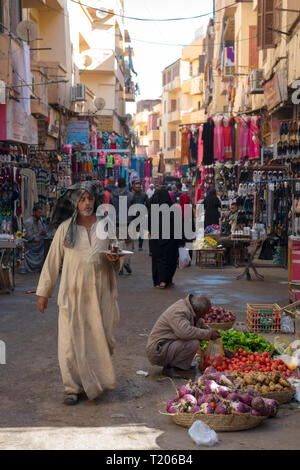 Ägypten, Luxor, im Souk Stockfoto
