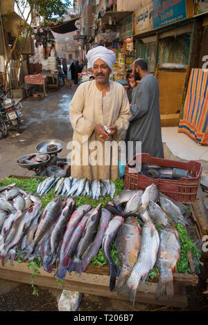 Ägypten, Luxor, im Souk Stockfoto