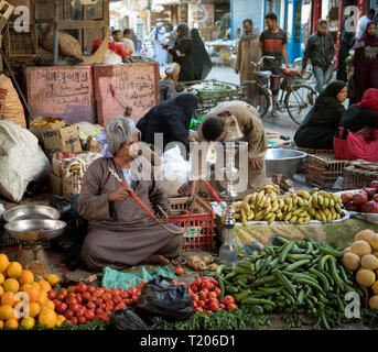 Ägypten, Luxor, im Souk Stockfoto