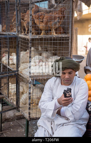Ägypten, Luxor, im Souk Stockfoto